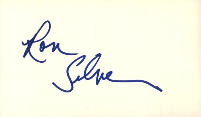 Ron Silver autograph