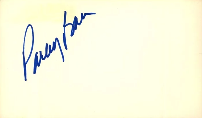 Parley Baer autograph