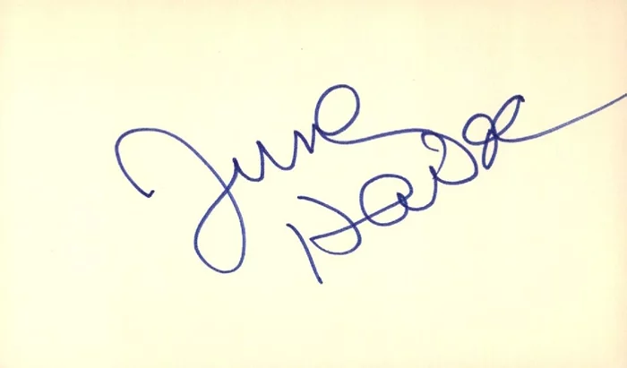 June Havoc autograph