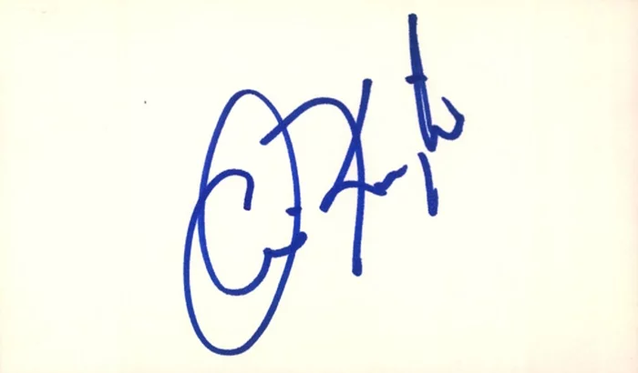 Christopher Knight autograph