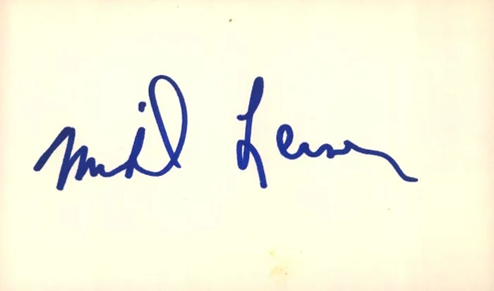 Michael Lerner autograph