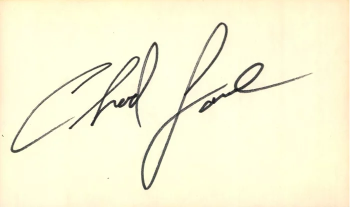 Chad Lowe autograph