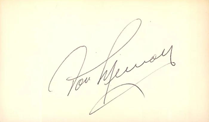 Don Murray autograph