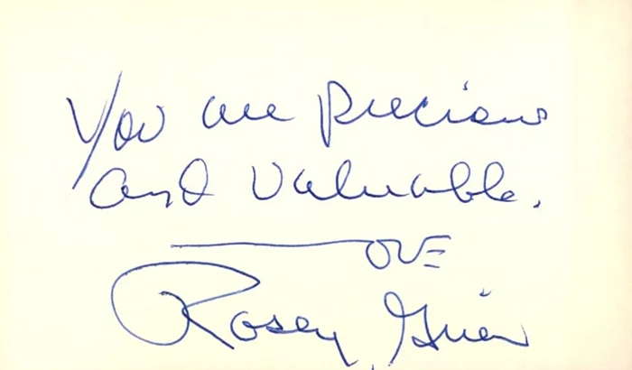 Rosey Grier autograph