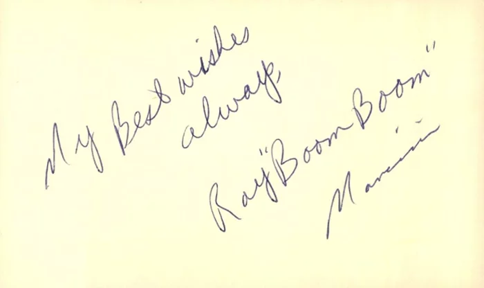 Ray Mancini autograph
