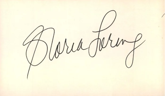 Gloria Loring autograph