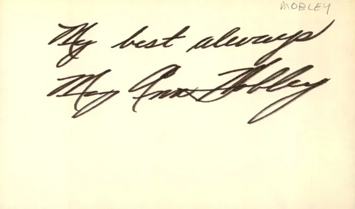 Mary Ann Mobley autograph