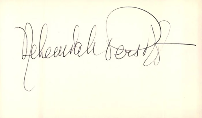 Nehemiah Persoff autograph