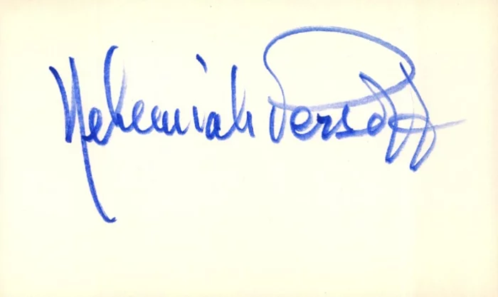 Nehemiah Persoff autograph