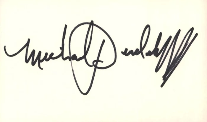 Michael Dudikoff autograph