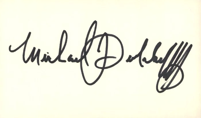 Michael Dudikoff autograph
