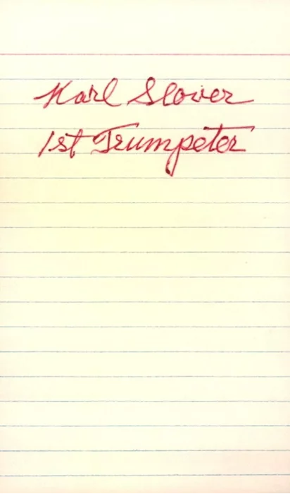 Karl Slover autograph