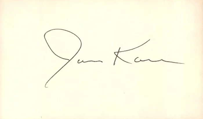 James Karen autograph