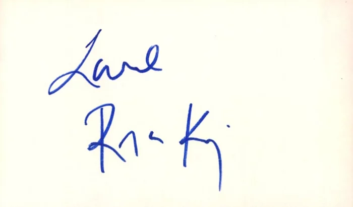 Regina King autograph
