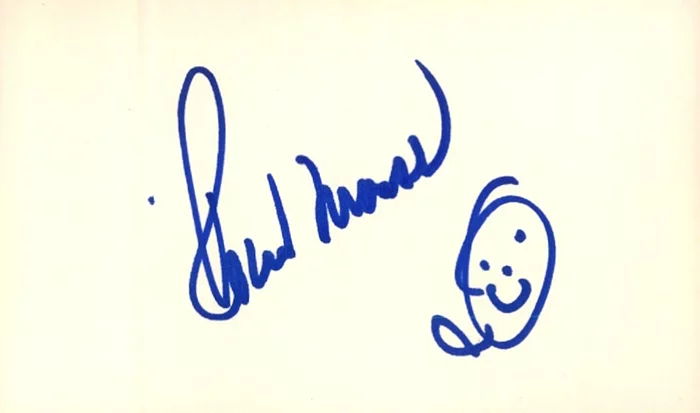 Robert Morse autograph