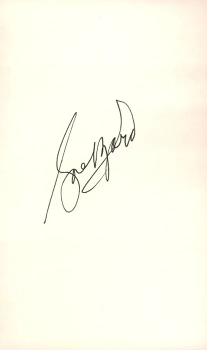 Rose Marie autograph