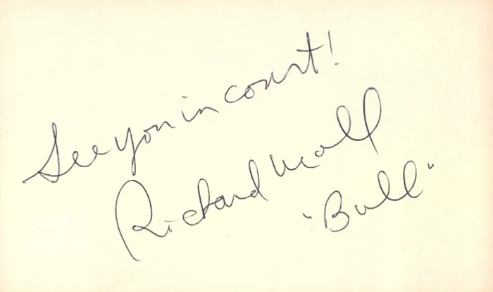 Richard Moll autograph