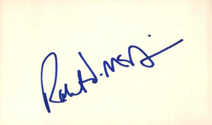 McNeill, Robert Duncan autograph