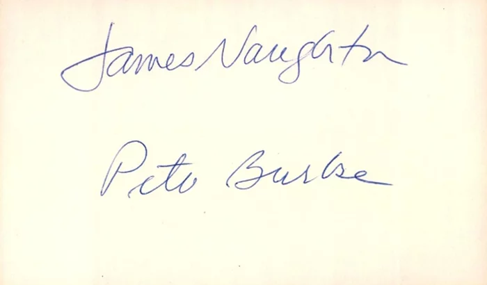 James Naughton autograph