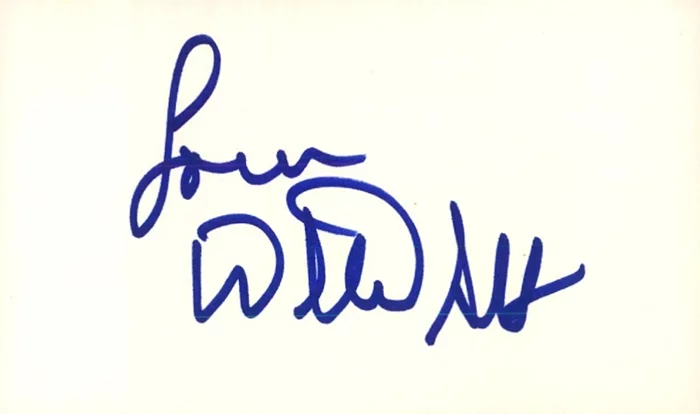 Willard Scott autograph