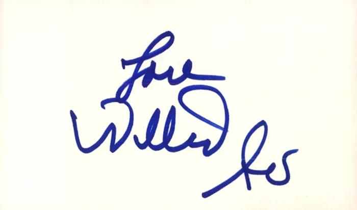 Willard Scott autograph