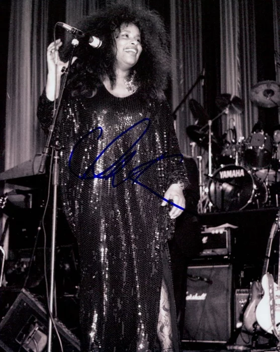 Chaka Khan autograph