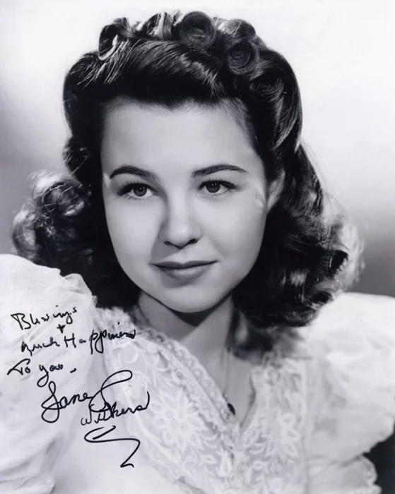 Jane Withers autograph