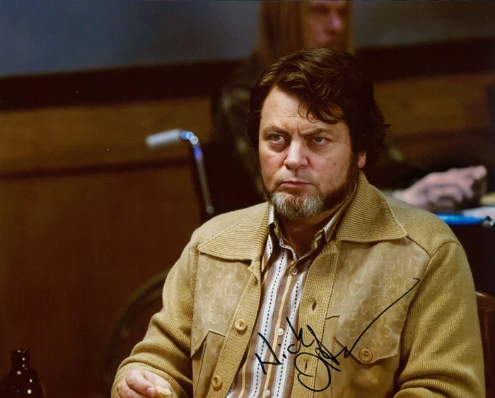 Nick Offerman autograph