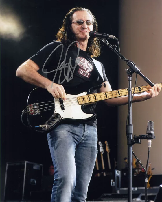 Geddy Lee autograph