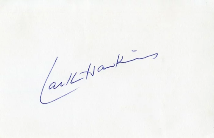 Jack Hawkins autograph
