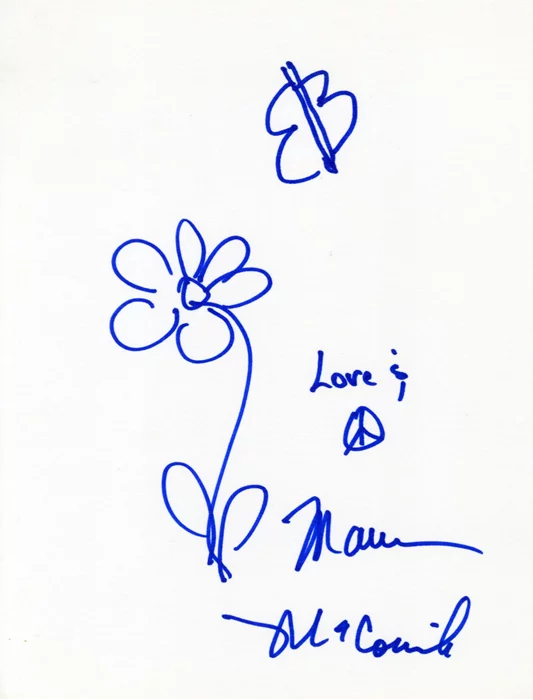 Maureen McCormick autograph