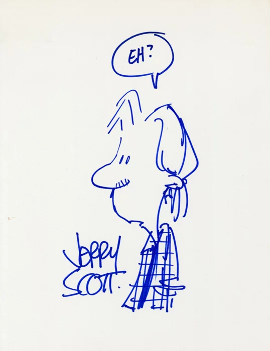 Jerry Scott autograph