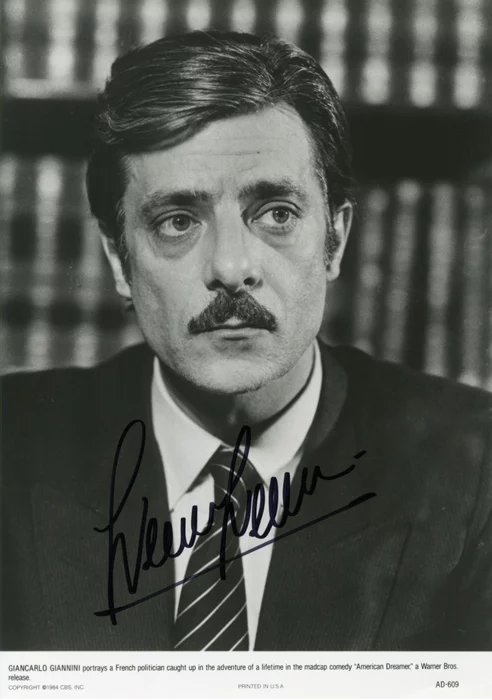 Giancarlo Giannini autograph
