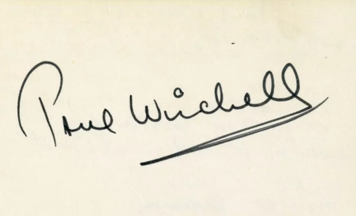 Paul Winchell autograph