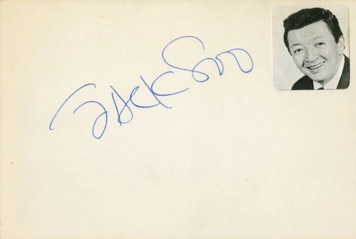 Jack Soo autograph