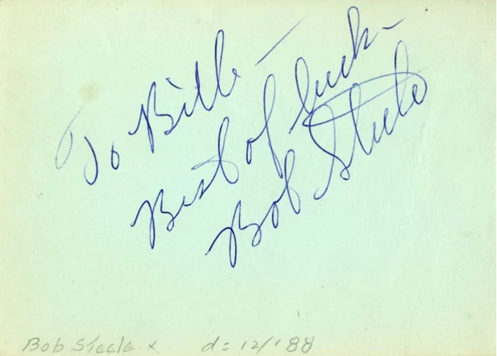 Bob Steele autograph