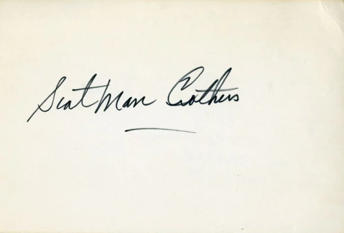 Scatman Crothers autograph