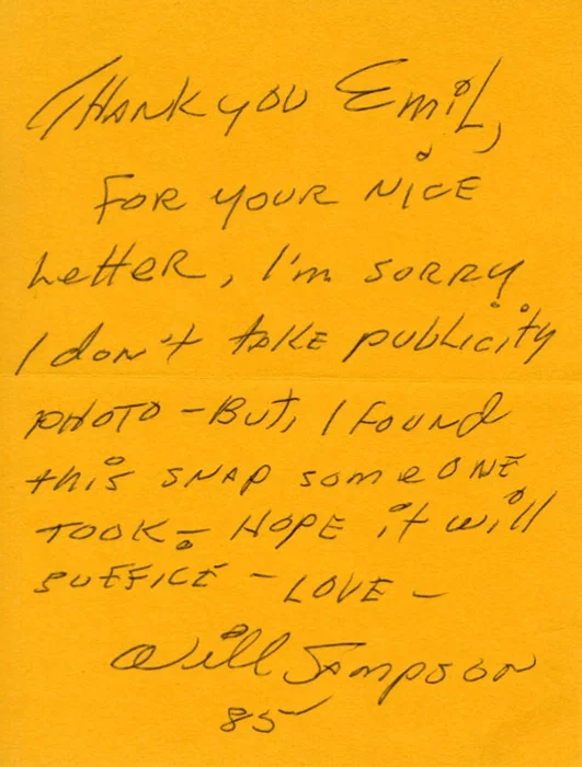 Will Sampson autograph