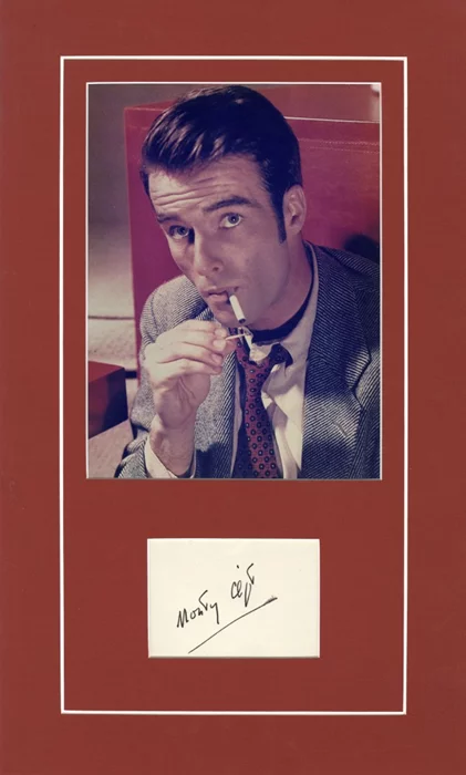Montgomery Clift autograph