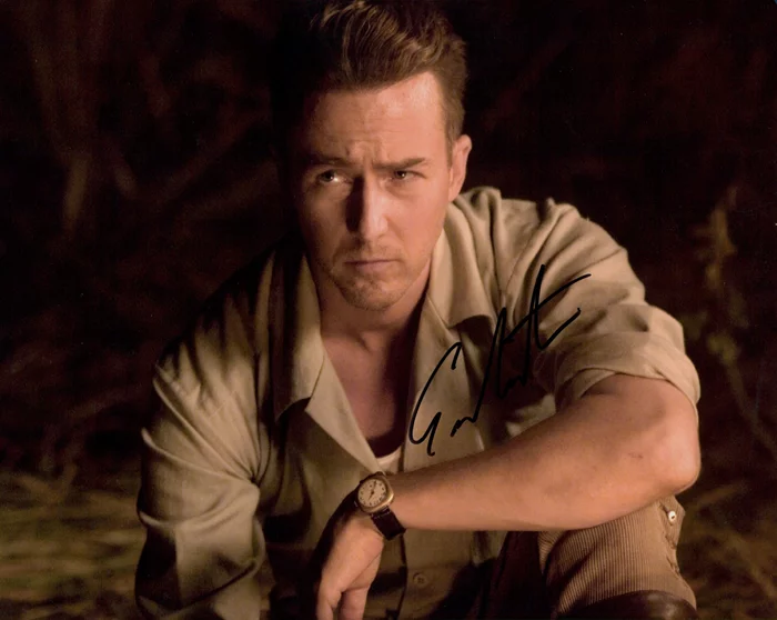 Edward Norton autograph