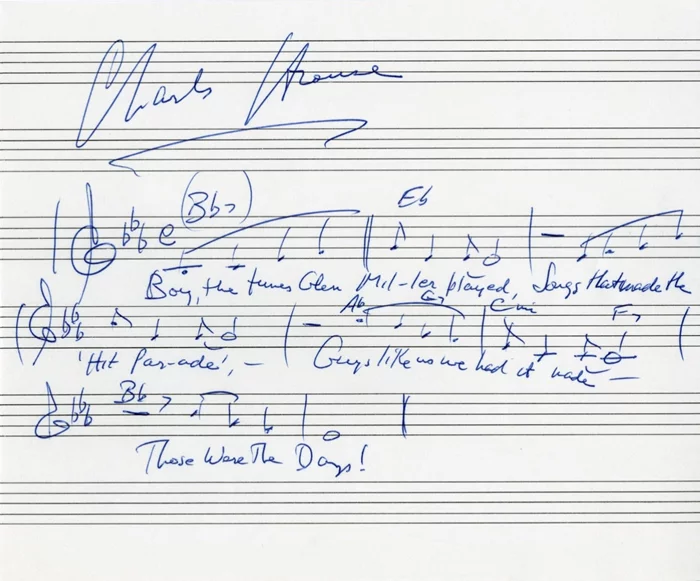 Charles Strouse autograph