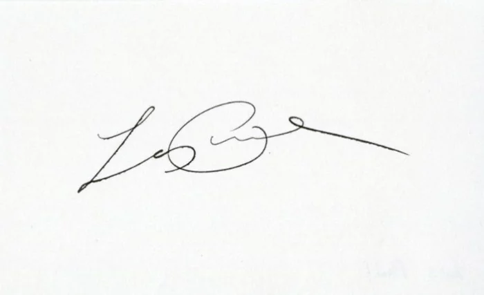 Les Paul autograph