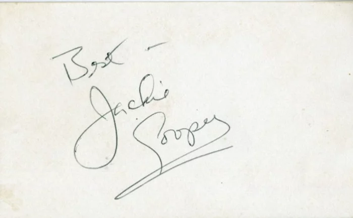 Jackie Cooper autograph