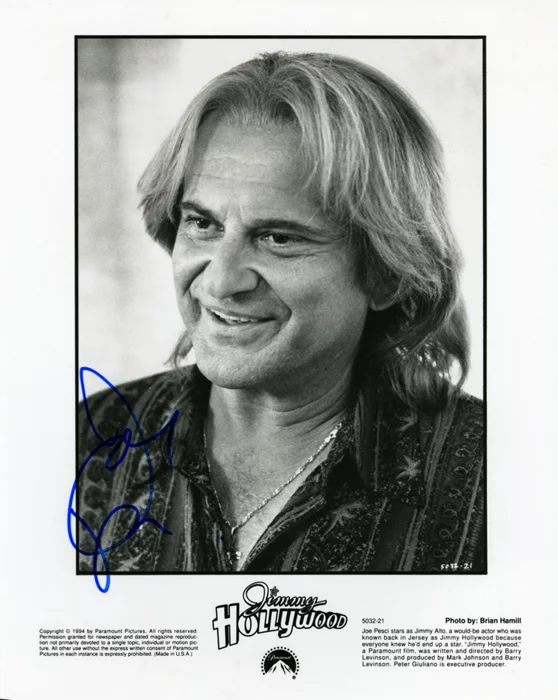 Joe Pesci autograph