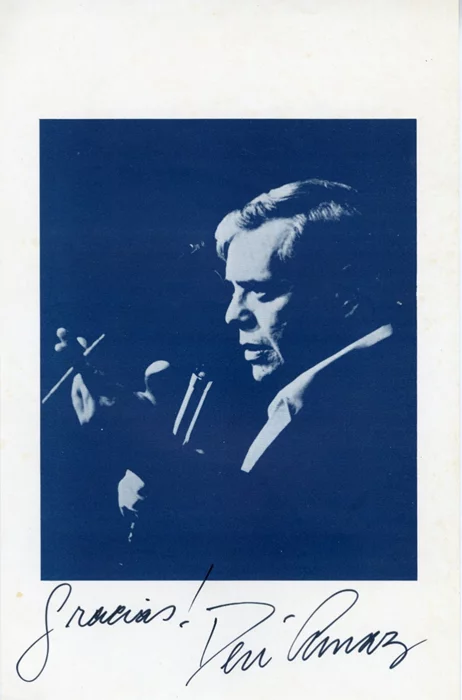 Desi Arnaz autograph