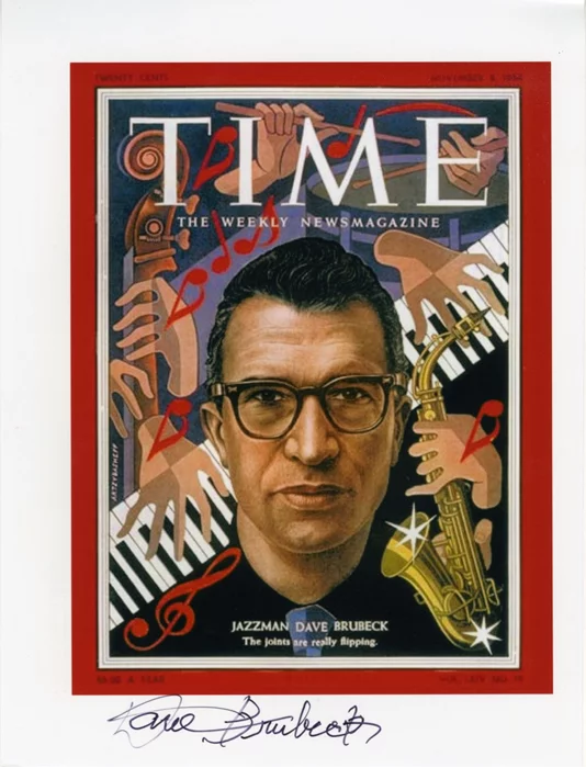 Dave Brubeck autograph
