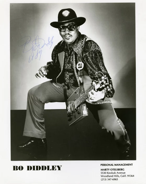 Bo Diddley autograph