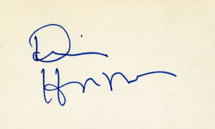 Dennis Hopper autograph