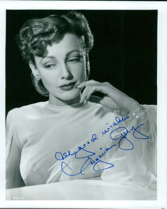 Virginia Grey autograph
