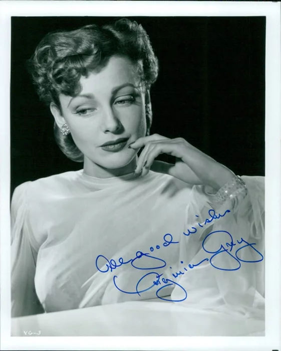 Virginia Grey autograph